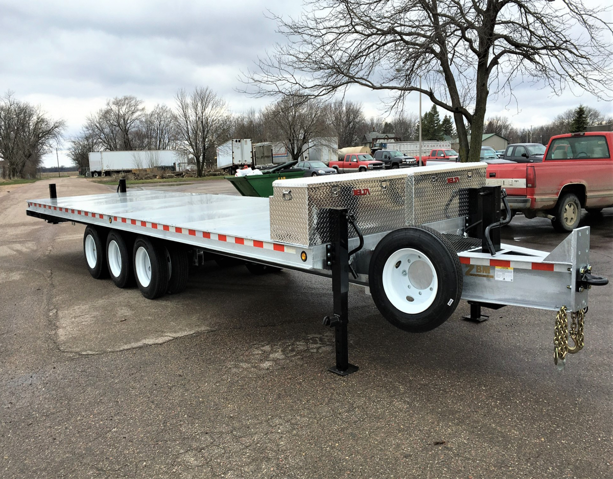 DOT Trans Canada Trailer Flatbed Galvanzied